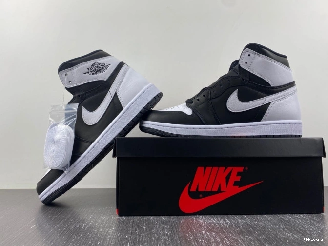 Rep TBkick High OG Reverse 1 Air Jordan DZ5485-010 Panda 0707